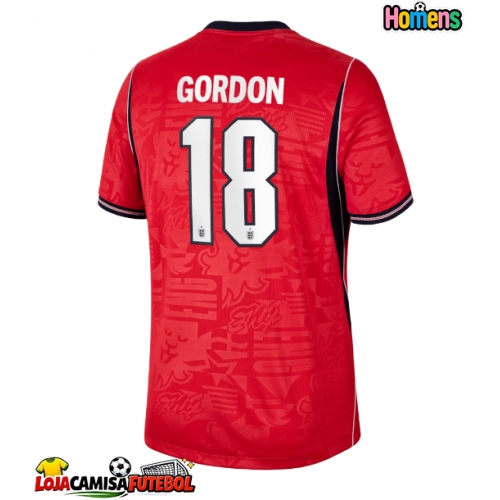 Camisa de Futebol Inglaterra Anthony Gordon #18 Equipamento Secundário Mundo 2026 Manga Curta